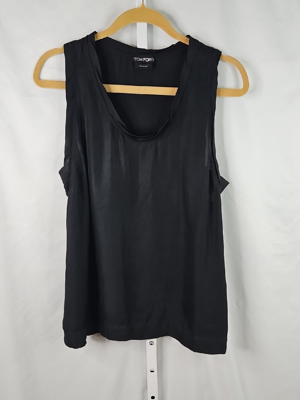 Tom Ford Women's Black Acetate Tank Top Size 36